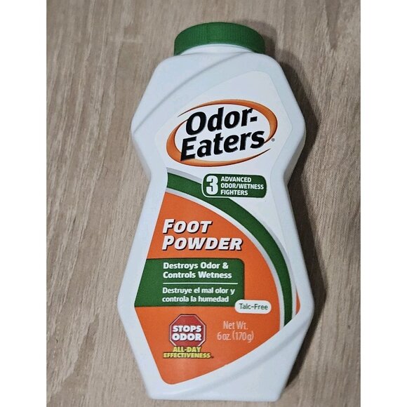 2 Pack~ Odor Eaters FOOT POWDER 6oz Controls Odor & Wetness - Picture 2 of 3